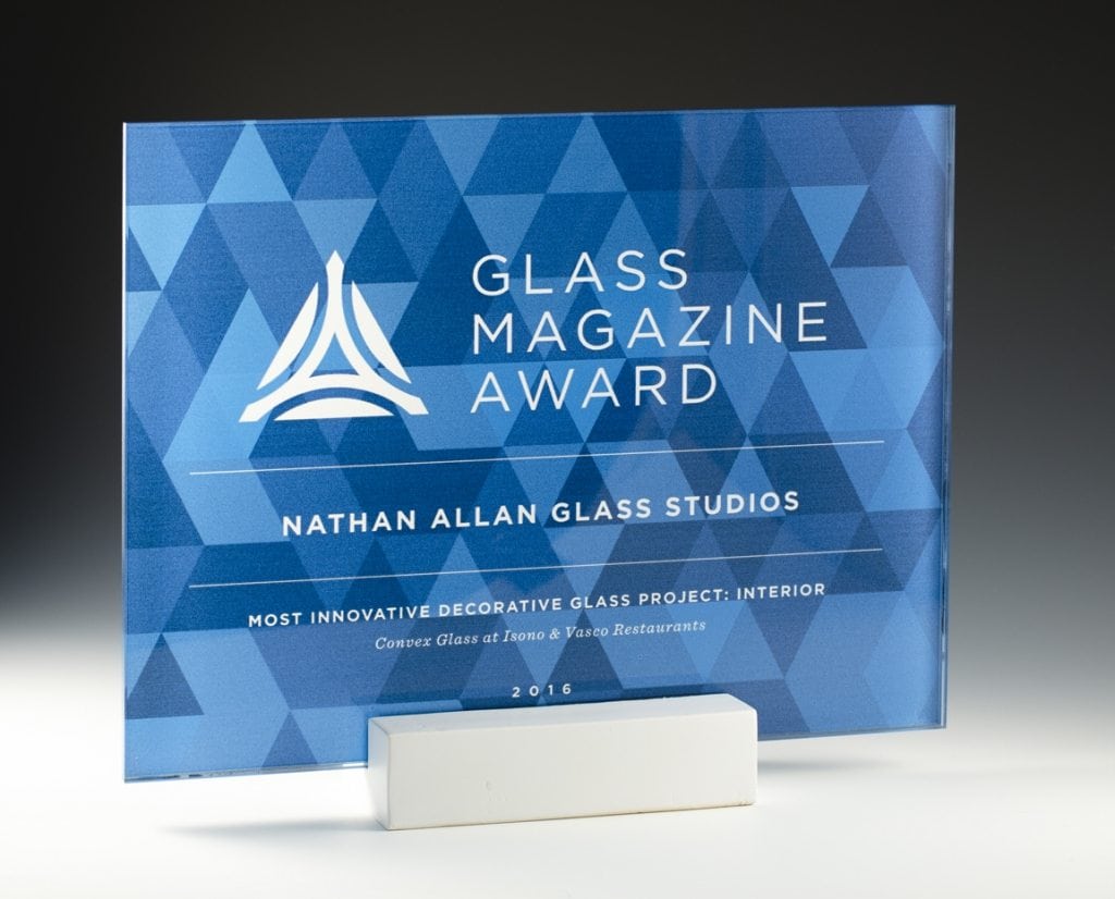 Glass Magazine Convex Glass Product Awards