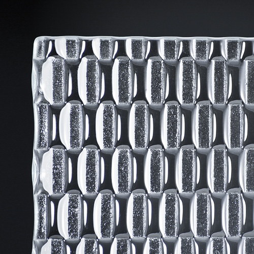 Binary XL Low Iron Textured Glass corner