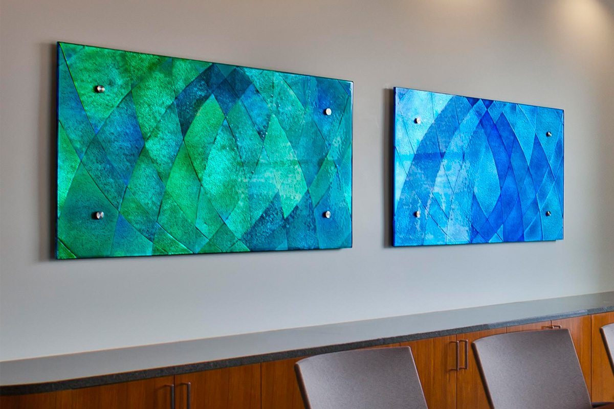 Calgary Architectural Decorative Glass Produced By Nathan Allan Glass