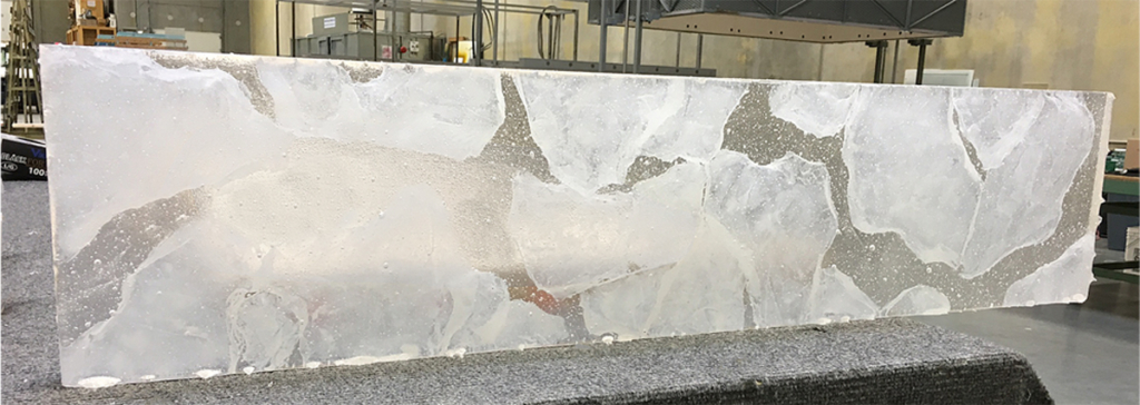 Iceberg Textured Glass