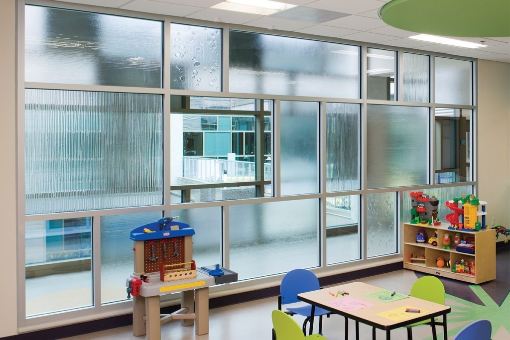 Dell Children’s Medical Center Textured Glass Dividers