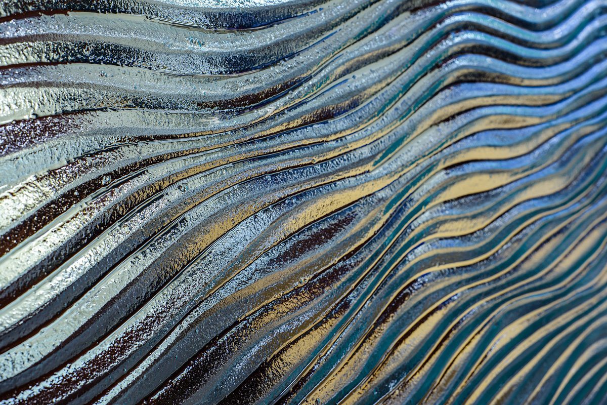 mirage texture decorative glass by Nathan Allan Glass Studios