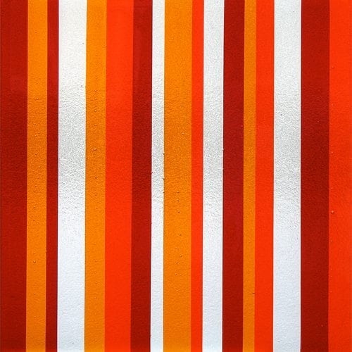 Tapestry Orange Textured Glass