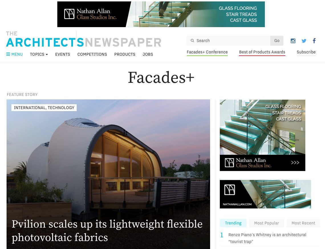 Architect's Newspaper Facade Plus