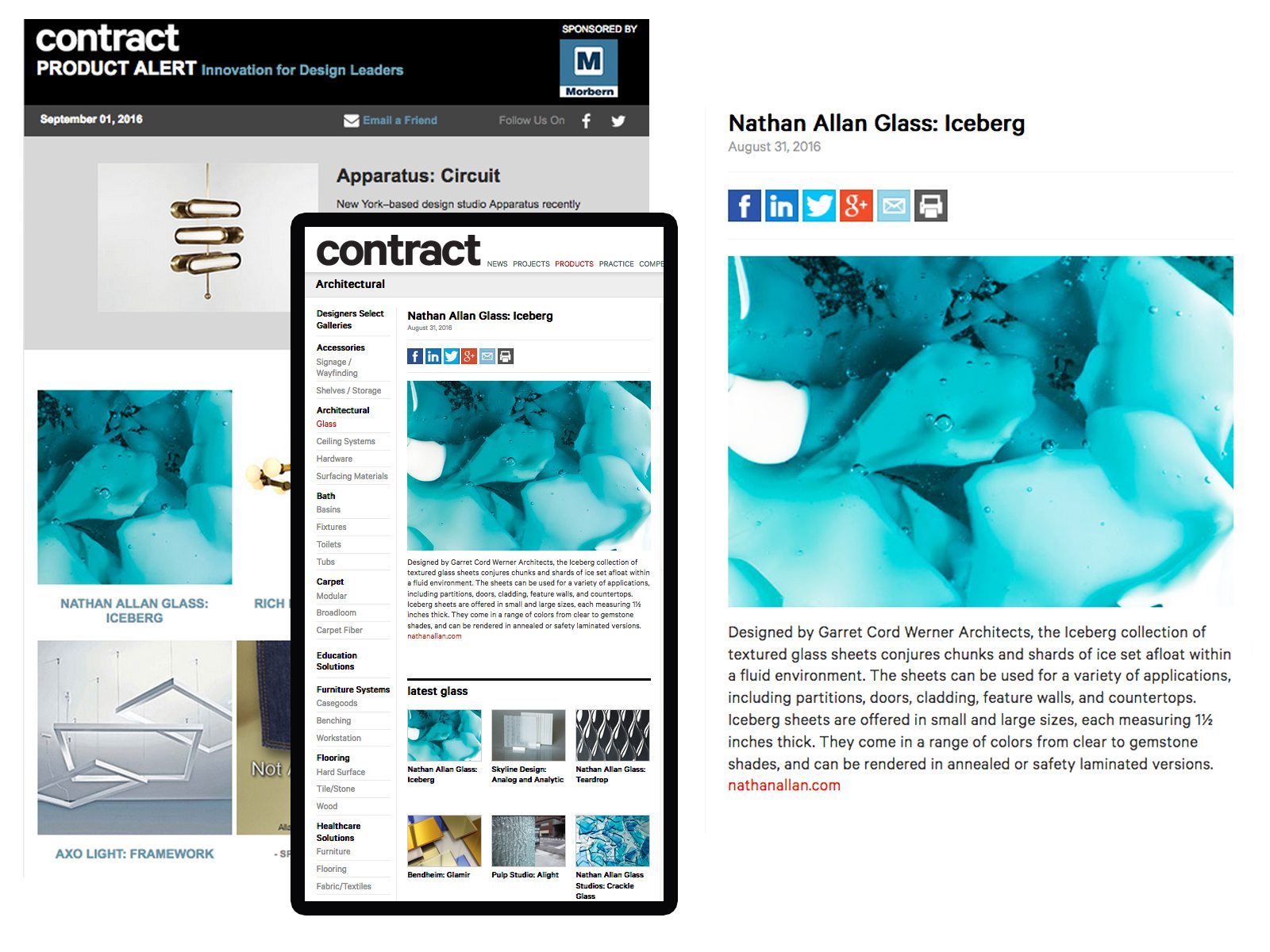 Contract Magazine Iceberg Glass 
