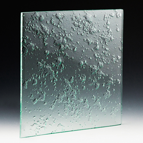 Quarry Textured Glass KilnFormed Glass Partitions made by Nathan Allan