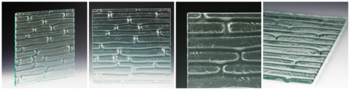 Castle Textured Glass for Walls, Glass Cladding and Glass Balustrade