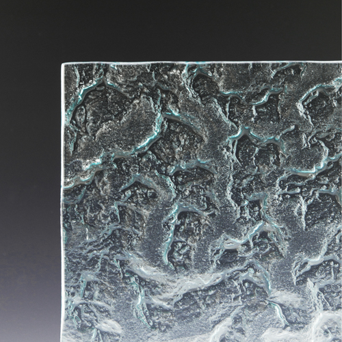 Granite Low Iron Textured Glass corner