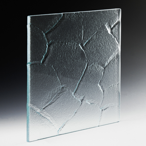 Shale Low Iron Textured Glass side