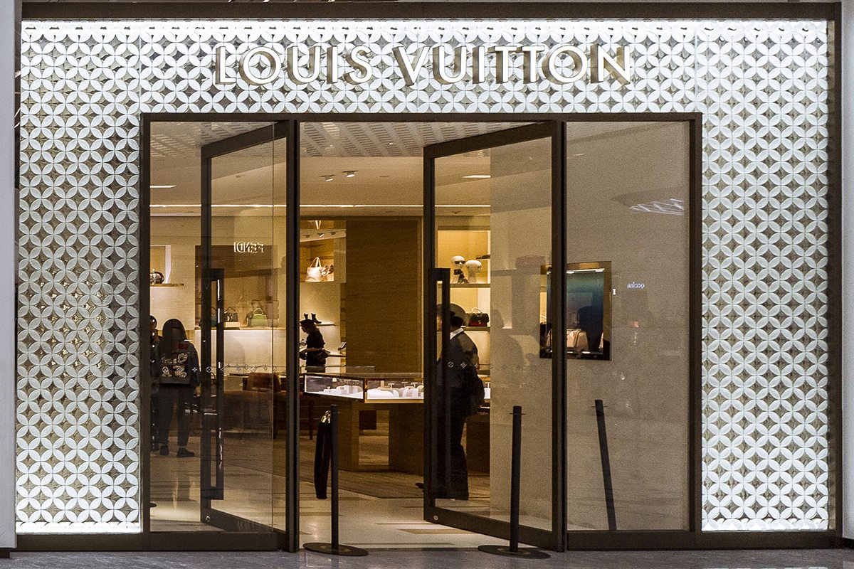 Louis Vuitton Beijing China Architectural Glass Partitions by Nathan Allan