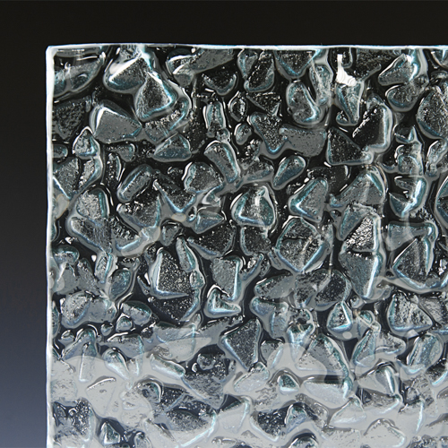 Arctic Ice Low Iron Textured Glass corner