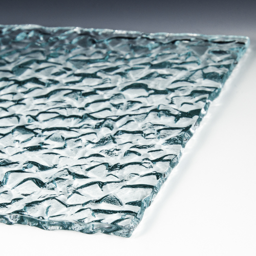 Arctic Ice Low Iron Textured Glass flat