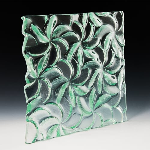 Pinwheel Textured Glass