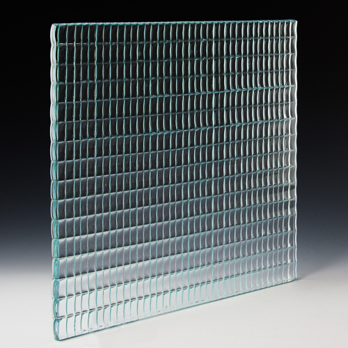 Sequential Low Iron Textured Glass side