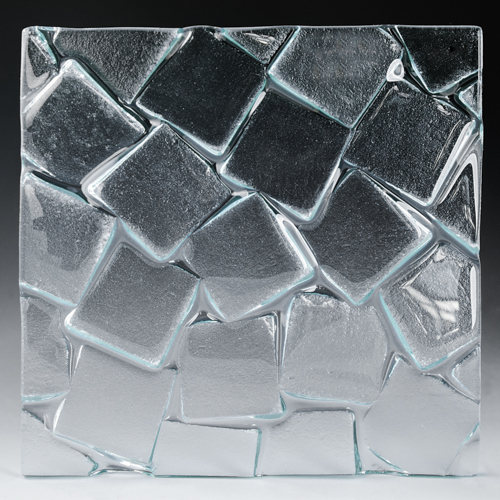 Cubes Low Iron Textured Glass front