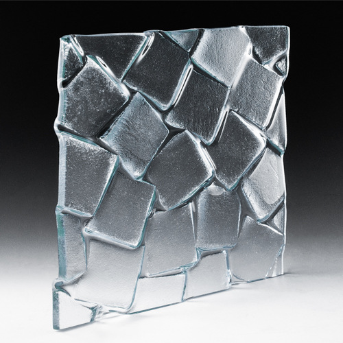 Cubes Low Iron Textured Glass side