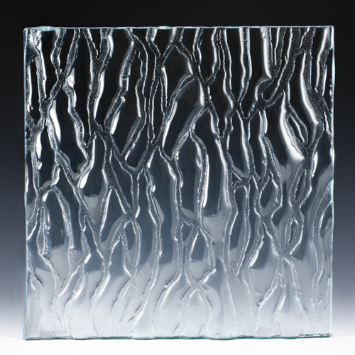 Rivulet Low Iron Textured Glass front