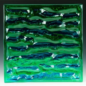 Green Aqua on Stratos Glass