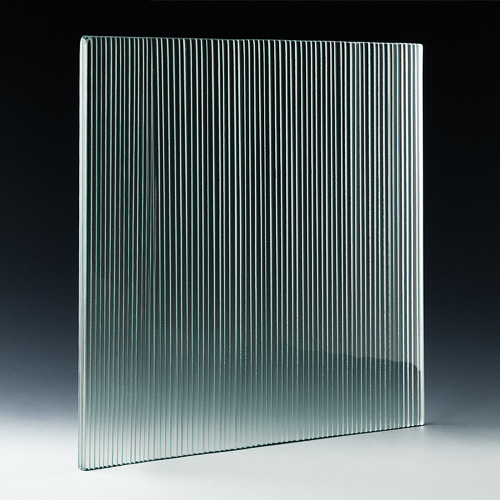 Micro Fluted Cast Glass angle