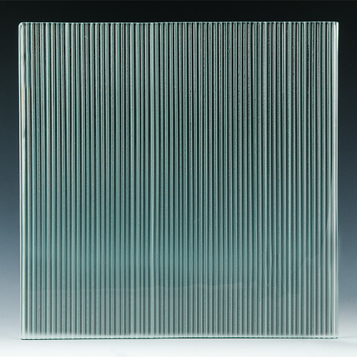 Micro Fluted Cast Glass front