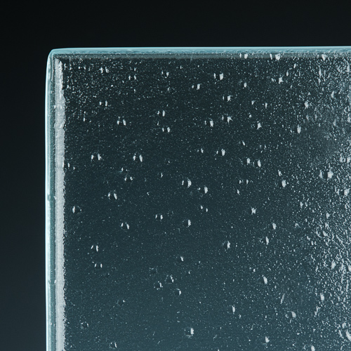 Particle Textured Glass corner