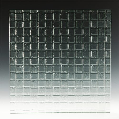 Weave Textured Glass for Partitions, Facades and Glass Balustrade