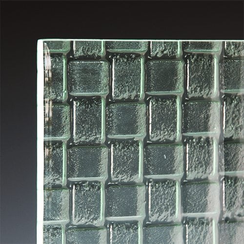 Weave Textured Glass for Partitions, Facades and Glass Balustrade