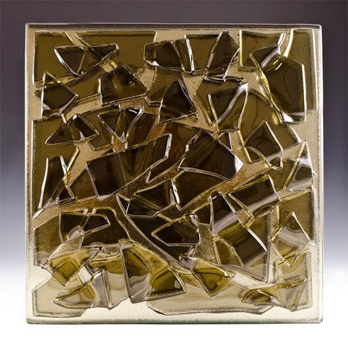 Crackle Bronze Glass front