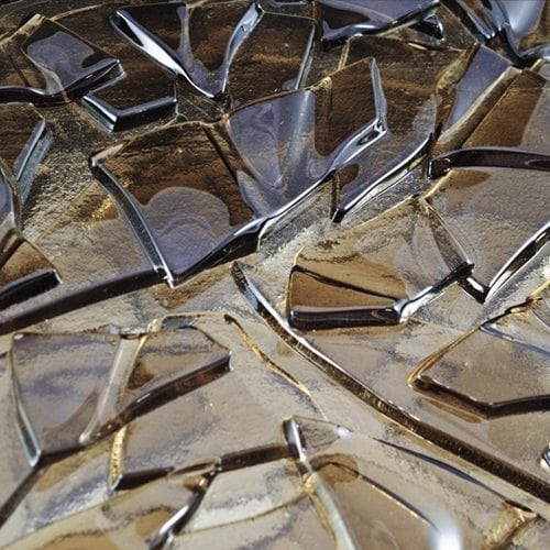 Crackle Bronze Macro Glass front
