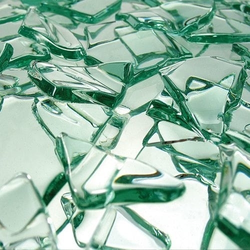 Crackle Clear Glass close