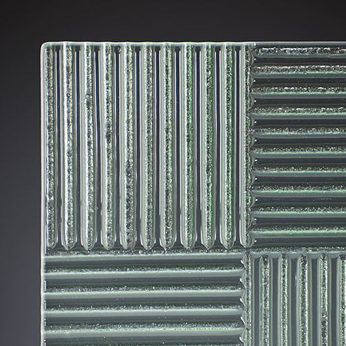 Cross Reed Glass Texture Reed Glass | Exclusive Nathan Allan Architectural Glass Designs