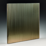 Micro Fluted Bronze Glass Front