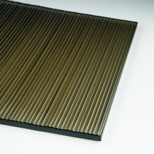 Micro Fluted Bronze Flat View