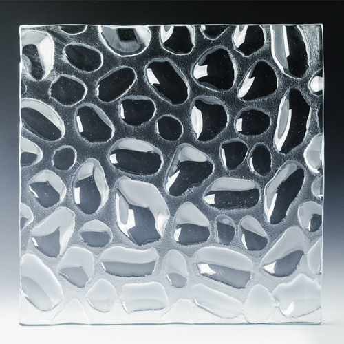 Molecule Low Iron Textured Glass front