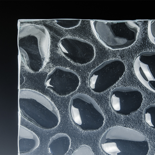 Molecule Low Iron Textured Glass corner