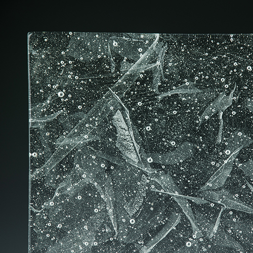 Thick Glass Crystalline Clear designed and made by Nathan Allan