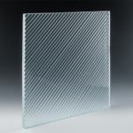 Fluted Diagonal Architectural Cast Glass