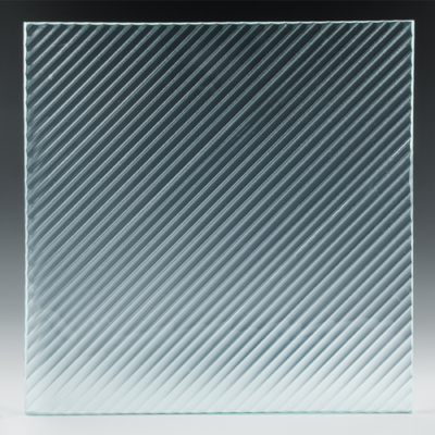 Fluted Diagonal Architectural Cast Glass is great for your next glass