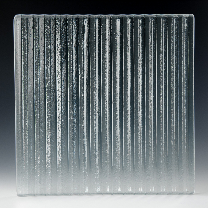 Sawtooth Textured Glass Front