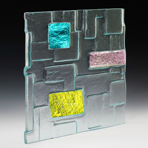 Citadel Dichroic Low Iron Textured Glass side