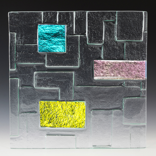 Citadel Dichroic Low Iron Textured Glass front