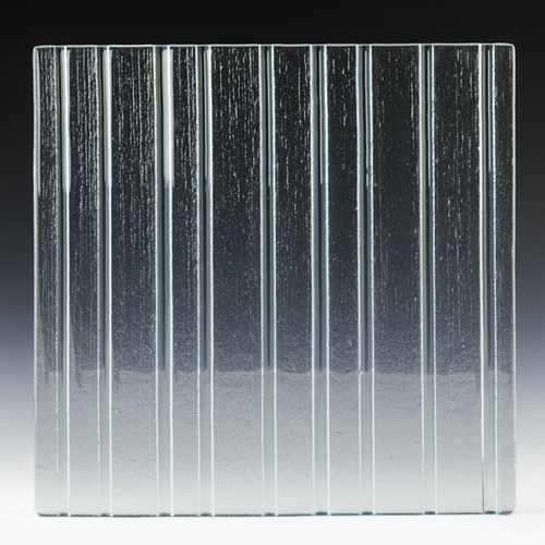 Icicle Rain Low Iron Textured Glass front