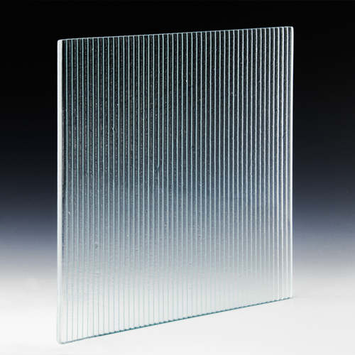 Linear Low Iron Textured Glass side