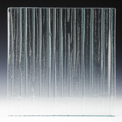 Stream Low Iron Textured Glass front
