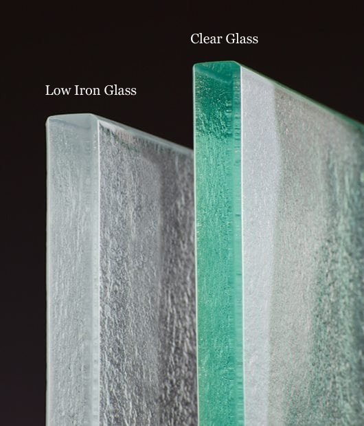 sandstone glass clear and low iron