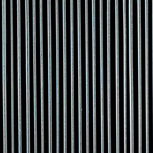 Fluted Black Silvered Glass 300x300