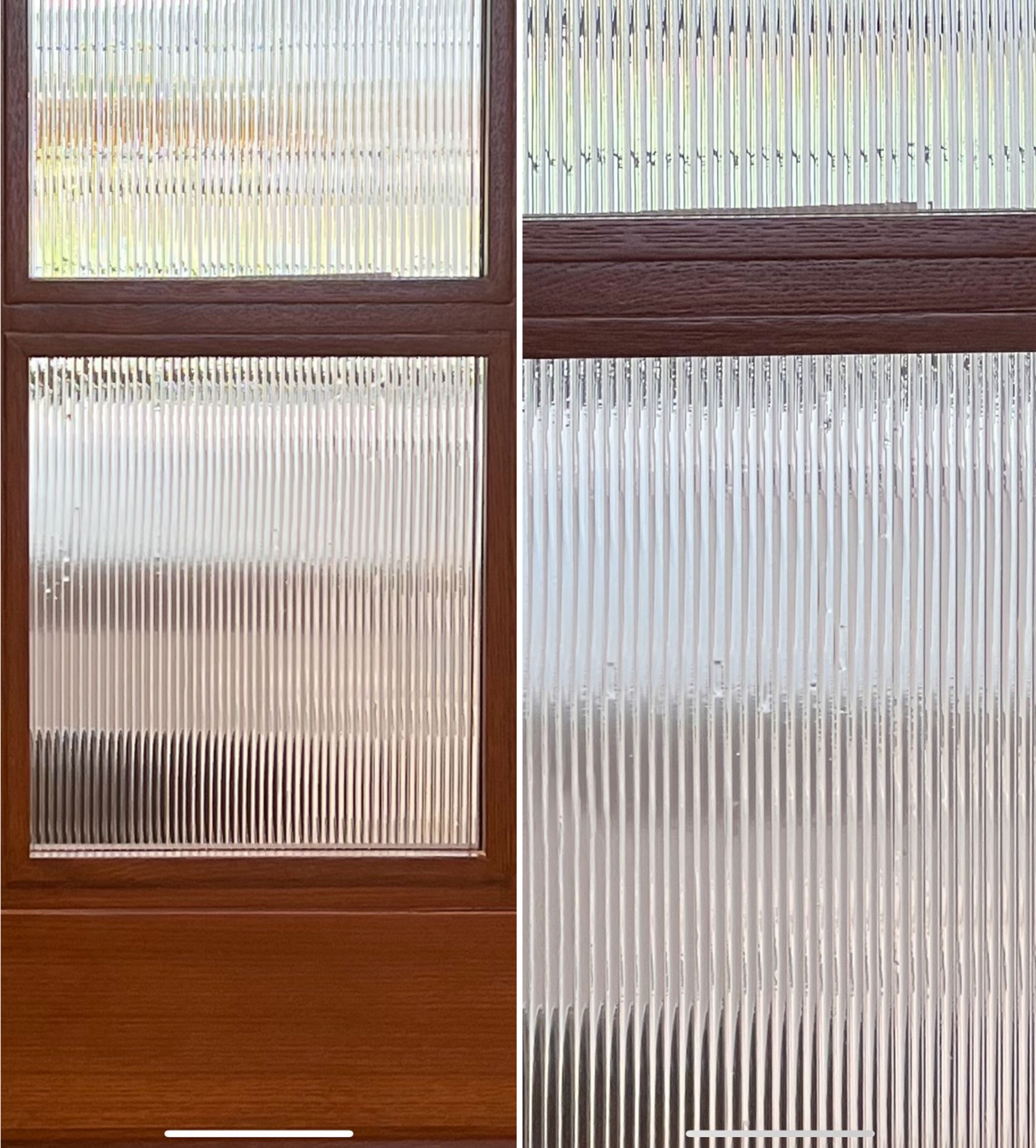 Rippled Effect Glass Rippled Effect Glass