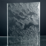 Cosmos Textured Glass Side Fluted Low Iron Silvered