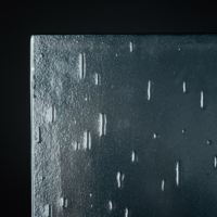 Seeded Textured Glass by Nathan Allan Glass Studios