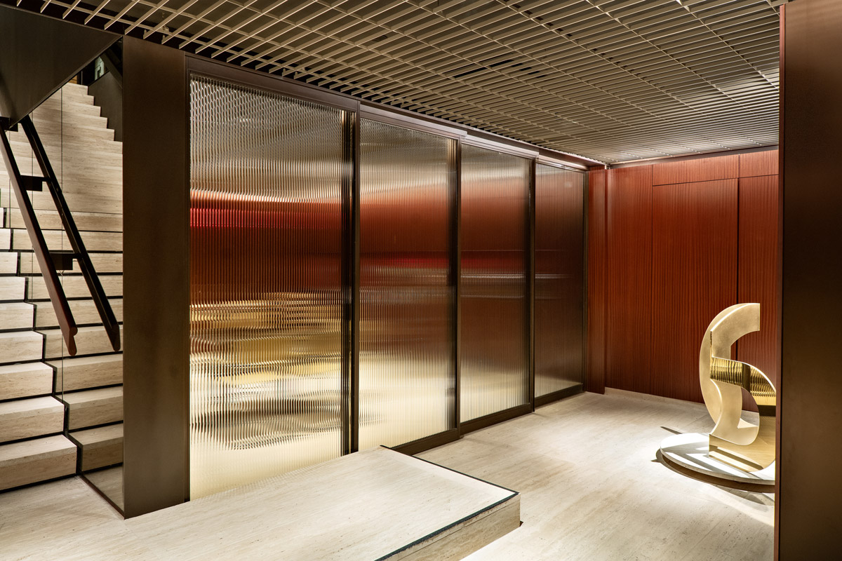 Kitano Hotel Sliding Glass Wall Closed